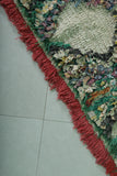 Moroccan berber rug 3.8 X 6.1 Feet - Boucherouite Rugs