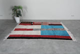 Handwoven Moroccan rug 4.6 FT × 7.1 FT