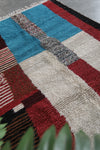 Handwoven Moroccan rug 4.6 FT × 7.1 FT