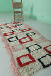 Moroccan berber rug 2.2 X 5.6 Feet - Boucherouite Rugs