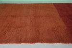 Berber Beni Ourain Rug 6.1 x 10.3 Ft - Red and Orange Wool Rug