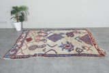 Moroccan Wool Rug - 5.1x7.3 ft | Artisan Handwoven