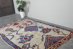 Moroccan Wool Rug - 5.1x7.3 ft | Artisan Handwoven