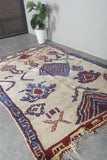 Moroccan Wool Rug - 5.1x7.3 ft | Artisan Handwoven