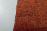 Berber Beni Ourain Rug 6.1 x 10.3 Ft - Red and Orange Wool Rug