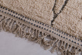 Hand knotted beni ourain rug - Moroccan area rug