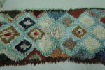 Moroccan berber rug 1.8 X 4 Feet - Boucherouite Rugs