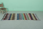 Colorful Runner Moroccan Rug 2.3 X 6.7 Feet