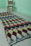 Colorful Runner Moroccan Rug 2.3 X 6.7 Feet