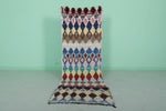 Colorful Runner Moroccan Rug 2.3 X 6.7 Feet