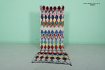 Colorful Runner Moroccan Rug 2.3 X 6.7 Feet