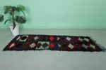 Moroccan Runner Rug Shag 2.4 X 7 Feet