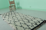 Moroccan berber rug 2.3 X 6.4 Feet - Boucherouite Rugs