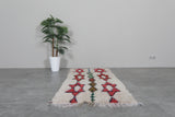 Woolen Azilal Runner rug 2.9 x 7 Feet