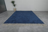 Blue Moroccan rug - Custom rug - Handmade wool rug