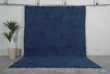 Blue Moroccan rug - Custom rug - Handmade wool rug