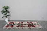 Woolen Azilal Runner rug 2.9 x 7 Feet