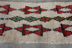 Woolen Azilal Runner rug 2.9 x 7 Feet