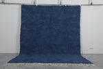 Blue Moroccan rug - Custom rug - Handmade wool rug