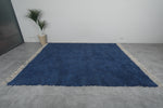 Blue Moroccan rug - Custom rug - Handmade wool rug