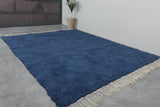 Blue Moroccan rug - Custom rug - Handmade wool rug