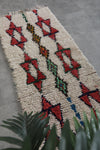 Woolen Azilal Runner rug 2.9 x 7 Feet