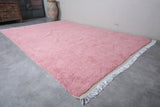 Pink Moroccan rug 8.9 X 13.2 Feet