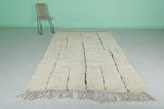 Moroccan Beni Ourain Rug - Handwoven 5.8 x 9.4 Feet | Modern Wool Design