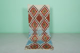 Moroccan berber rug 2.8 X 7.2 Feet - Boucherouite Rugs