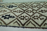 Moroccan berber rug 3.7 X 6.8 Feet - Boucherouite Rugs