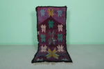 Moroccan berber rug 2.7 X 6.1 Feet Purple rug - Boucherouite Rugs