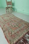 Vintage handmade runner rug  2.5 FT X 5.1 FT