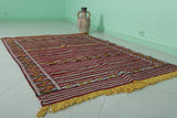 Handwoven Berber kilim 4.3 FT X 6 FT