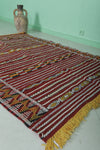 Handwoven Berber kilim 4.3 FT X 6 FT