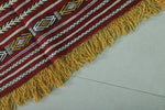 Handwoven Berber kilim 4.3 FT X 6 FT