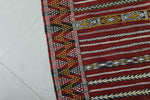 Handwoven Berber kilim 4.3 FT X 6 FT