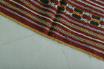 Handwoven Berber kilim 4.3 FT X 6 FT