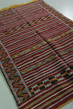 Handwoven Berber kilim 4.3 FT X 6 FT