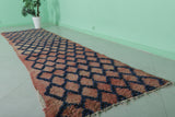 Trellis Runner Rug 3.1 x 12.8 Feet - Handwoven Moroccan Rug