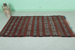 Handwoven kilim 3.3ft x 6ft