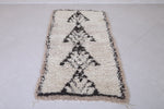 Moroccan berber rug 2.8 X 5.7 Feet - Boucherouite Rugs