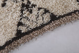 Moroccan berber rug 2.8 X 5.7 Feet - Boucherouite Rugs