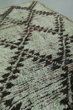 Moroccan berber rug 2.8 X 6.7 Feet - Boucherouite Rugs