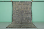 Old Moroccan Rug 6.2 x 10.4 Feet - Vintage Handwoven Berber Carpet