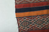 Vintage Moroccan kilim rug 5.2 ft x 8.8 ft