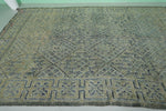 Old Moroccan Rug 6.2 x 10.4 Feet - Vintage Handwoven Berber Carpet