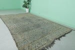 Old Moroccan Rug 6.2 x 10.4 Feet - Vintage Handwoven Berber Carpet