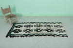 Moroccan berber rug 2.5 X 5.9 Feet - Boucherouite Rugs