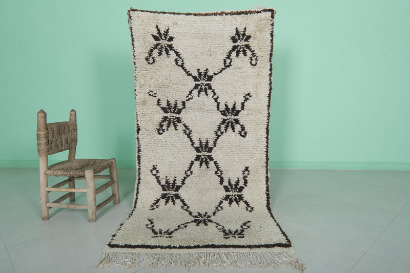 Moroccan Rug - Classic Crown Motif 2.7ft x 5.8ft | Handwoven