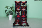 Moroccan Runner Rug Shag 2.4 X 7 Feet